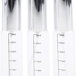 3x3Pcs Transparent Empty Glass Spray Bottle with Scale for Perfume Silver|Health & Beauty | Makeup | Makeup Tools & Accessories | Other Makeup Tools & Accs-image-43