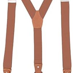 Suspender for Men Women Y Shaped Stylish Braces for Trousers Jeans Festivals Camel-image-66
