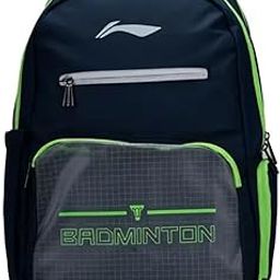 Li-Ning Motion Pro Badminton Backpack | Badminton Backpack | Polyester Badminton Back Pack | Unisex - Men, Boys, Girls, Women | Perfect for Gym, Work, and Everyday Activities - Navy-13