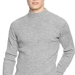 513 Men's Acrylic High Neck Ribbed Casual Sweater Pullover – Regular Fit Full Sleeve Solid Winter Wear-picture-40
