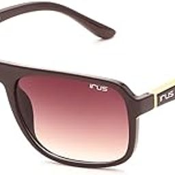 Men Rectangular sunglasses | 100% UV protection | Medium Size | Brown Gradient Polycarbonate lens-image-1