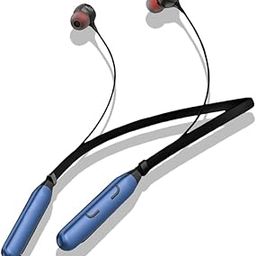 HUG PUPPY BT Neckband Earphones | 12 Hours Music & Calls | Bluetooth V5.0 | Water Resistant | Noise Canceling Mic – Blue-15