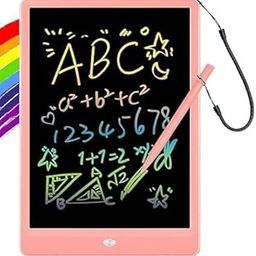 LCD Writing Tablet, 10 inch Multicolor E-Note Pad for Kids Adults Drawing, Learning, Playing, Portable Handwriting Electronic Board for Home School Outdoor-13