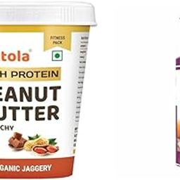 Pintola Combo - High Protein Organic Jaggery Peanut Butter Crunchy 510g + Rice Cake Multigrain Salted 130g, 100% Pure Roasted Peanuts butter, Crunchy High Protein Nut Butter With Organic Rice Cakes-image-42