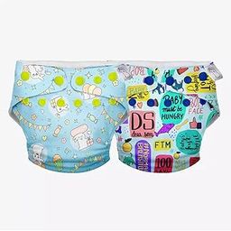 SuperBottoms Swimming Diapers for Babies & Toddlers - Reusable & Adjustable Swim Diapers - Washable Cloth Diapers - Skin Friendly Fabric - Easy to Clean - Fits 3M - 3Y | Pack of 2-image-53