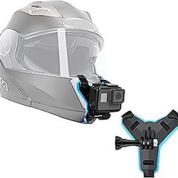 HIFFIN Helmet Chin Strap Mount Compatible with All Smart Phones Go pro Hero 11, 10, 9, 8, 7, 6, 5 and SJCAM DJI Osmo and All Action Cameras Made in India (Helmet Mount Blue)-image-27