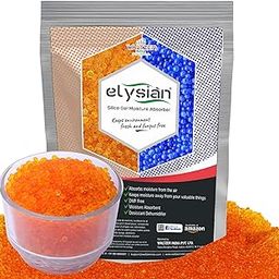 Elysian Silica Beads – Orange 2–4mm Desiccant for Dehumidifying Storage, Electronics & Tools – Reusable, Non-Indicating – 5kg Pouch-79