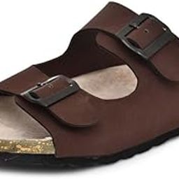 Men's Comfort Slip-On Sandals with Adjustable Buckle Straps – Open Toe Casual Slides for Indoor & Outdoor Wear-image-17