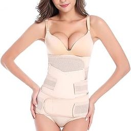Women's Polyester 3 in 1 Postpartum Belly Support Band/Recovery Belly/Waist/Pelvis Belt, Breathable Post Pregnancy Belly Wrap Belt C-Section Recovery Shapewear-image-27