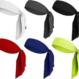 Head Tie & Sports Headband - Keep Sweat & Hair Out of Your Face - Ideal for Running, Working Out, Tennis, Karate, Athletics & Pirates. Performance Stretch & Moisture Wicking-image-79