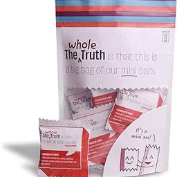 The Whole Truth - Protein Bars Mini | Cranberry | Pack of 8 x 27g each | No Added Sugar | No Preservatives | No Artificial Sweeteners | No Gluten or Soy | All Natural Ingredients-2