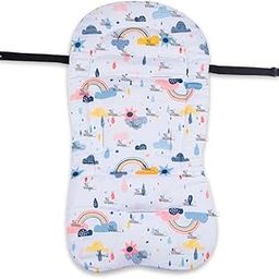 Rainbow Design Baby Stroller Seat Cushion Cotton Pad Dining Chair High Chair Protector Cover Soft Thick Cushion Strollers & Accessories Seat Liners Mat.-32