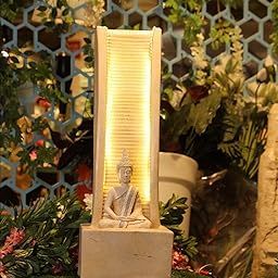 Swarnhouse 4ft Buddha Water Fountain for Home, Office, Garden Decor, Housewarming Item, Home Decor Water Fountain Indoor (Premium Article 6)-image-113