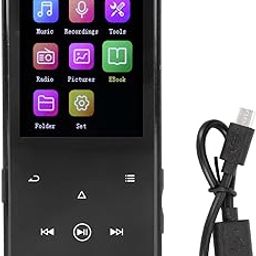 MP3 Player with Speaker, Portable HiFi Lossless Sound MP3 Mini Music Player, Mp4 Music Player with Electric Books, FM Radio, Alarm Clock (64GB)-13