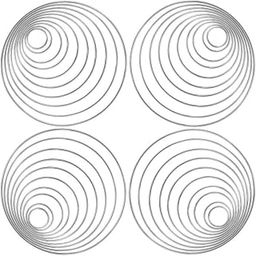 Artify | Stainless Steel Metal Ring Combo for Macramé Art, Floral Hoop, Wreath Craft, Dream Catchers and Other DIY Projects-picture-18