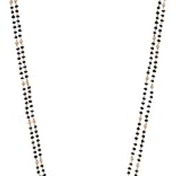 black beads Mangalsutra karimani 30" with vati No.1284-image-7