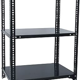 SMR Prime CRC Sheet 24 Gauge Multipurpose Slotted Angle Rack with 3 Shelf For Home, Office & Industry - (30x30X18 In, 10.4 Kg | 16 Gauge Angle-Grey)-image-67