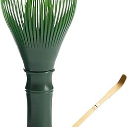 2Pcs Matcha Whisk, Matcha Set with Bamboo Scoop, Kitchen Tools for Perfectly Blended Matcha Tea, Green-picture-22