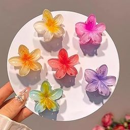 VORSET 12PCS Medium Flower Hair Claw Clips, Cute Hair Clips for Women,Nonslip Hair Claws Hair Styling Accessories for Women air Accessories for Women Girls Teens Kids (STYLE BB)-image-42