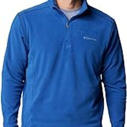 Columbie Men Blue Klamath Range II Half Zip Fleece, XXL-image-124