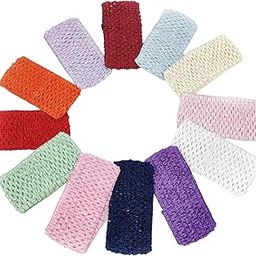 Fashion Alley Baby Girls Super Stretchy Soft multi-colored kids premium knot headband hair bows Head Wrap For Newborn Babies elastic hair accessory (12 Pcs)-image-1
