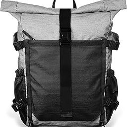 karkaza Backpack Rolltop Rucksack Women & Men School Bag Unisex Water-Resistant Casual Daypack fits 15 inch Laptop-image-44