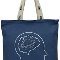 Trendy Tote Bag | 100% Cotton, Spacious & Durable | Unisex, Stylish & Eco-Friendly | Secure Zipper Closure | Washable & Great for Shopping & Travel (38x10x40) cm-image-57