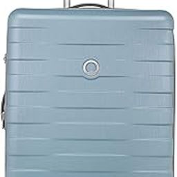 Delsey Quito Polycarbonate 76 Cm 4 Double Wheel Steel Blue Expandable Hard Suitcase-image-71