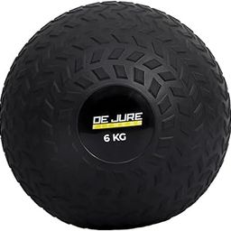 DE JURE FITNESS Slam Ball – Heavy Duty Gym & Sports Workout Ball for Strength Training, Crossfit, Functional Fitness – Textured Grip, 6kg-2