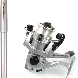 Sougayilang Telescopic Fishing Rod and Reel, Suitable for Kids Fishing Fishing Gift-White-image-56