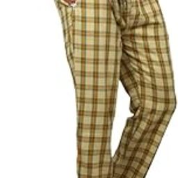 Men's Cotton Blend Soft and Super Comfortable Checkered Pajamas-5