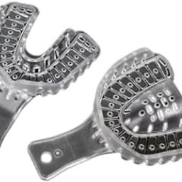 Dental Tool Pedo Imported Transparent Impression Tray (1 PK / 6 Pcs)-image-97