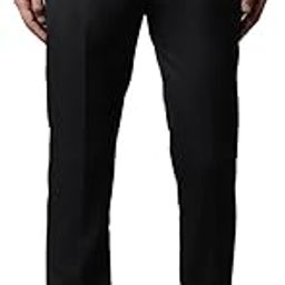 Solid Non Pleated Regular Fit Mid Rise Formal Trouser for Men | Formal Pants for Men | Formal Wear Regular Fit Trouser for Men (P_MTRF00062)-picture-6