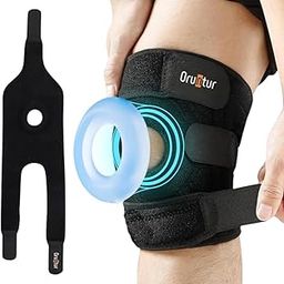 Premium Knee Brace with Built-in 5mm Gel for Knee Pain | Knee Caps for Women for Pain Relief | Enhanced Support Knee Brace for Ligament Tear, Arthritis, and Joint Pain | Adjustable & Breathable for Sports | Univeral Size (Pack of 1)-28