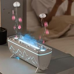 MERISHOPP Air Humidifier Versatile Mute Essential Oil Diffuser for Home Baby Room White-image-50
