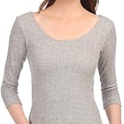Round Neck 3/4th Sleeve Thermal for Women (Esancia)-image-12