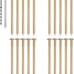 MERISHOPP Solid Copper Clout Nails Sturdy Practical for Roof Boat Stump Removal Spikes 22pcs-image-33