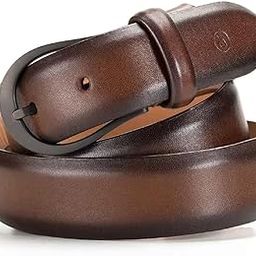 Sullivan Belt Carbon Black 35mm Buckle with Two Tone Leather - Chestnut Brown (32)-image-29