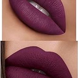 Matte Purple Lipstick, Waterproof, Long Lasting-image-25