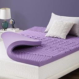 IULULU Mattress Topper Full - 3 Inch 5-Zone Gel Infused Memory Foam Mattress Topper Full Size, CertiPUR-US Certified-picture-18