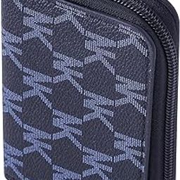 Imported Card Holder 9 Slot Vertical Leather Credit/Debit Zipper Card Holder Money Wallet Zipper Coin Purse for Men & Women (Medium Size Card Holder) Black-picture-34
