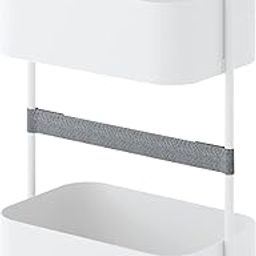 Okamura Vivan 8TFTPA-ZJ14 Portable Pot, for Telework, Steel Wagon, White-image-65