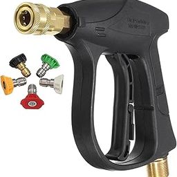 SAZ DEKOR® Car Wash High Pressure Washer Gun 3000 PSI Soap Nozzle Tips Kit Fitting-picture-26