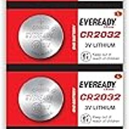 Eveready Ultima Coin Battery 3V | CR2032 | Made with High-Purity Lithium | with Child Proof Packaging | Best Suited for Key Fobs, Medical Devices, Wearables, Camera & Sensors | Pack of 5-23
