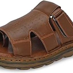 Men's Sandals | Stylish & Comfortable with Cushioned Insole |Trendy and Sporty Design, Premium Closed Sandal |Adjustable Straps for a Secure Fit |Durable & Versatile for Everyday Wear (6607)-picture-52