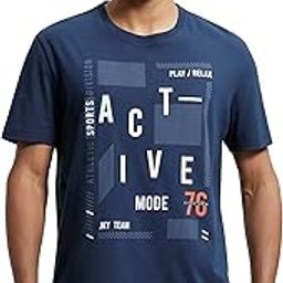 2718 Men's Super Combed Cotton Rich Graphic Printed Round Neck Half Sleeve T-Shirt (Prints May Vary)-image-29