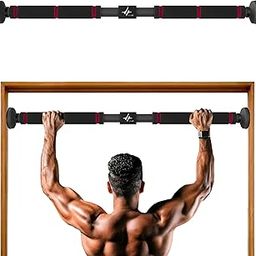 PulseBar Pull Up Bars For Home Workout Max Load 100Kg Chin Up Bar Gym Accessories Door Way Adjustable Hanging Rod Anti-skid Grip, Strength Training Exercise Bar Pullup Bar-29