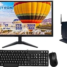 ALKETRON Portable Mini Desktop PC with 20 inch Display; WiFi & Bluetooth; i7core 14th Gen; 1TB M.2 SSD; 32GB RAM; Windows11 & MS Office; Free Carry Bag 1Year Warranty (Standard Edition All-In-One Set)-picture-48