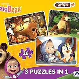 Frank Masha And The Bear Puzzles for 48 To 1200 Months, Multicolour-20