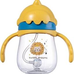FunBlast Training Sipper Cup, BPA Free Tritan Material 350 ML, Kids Water Bottle, Anti-Spill Sippy Cup with Soft Silicone Spout, Training Sipper Cup with Handles, Sippy Cup for Infant/Toddler-image-16